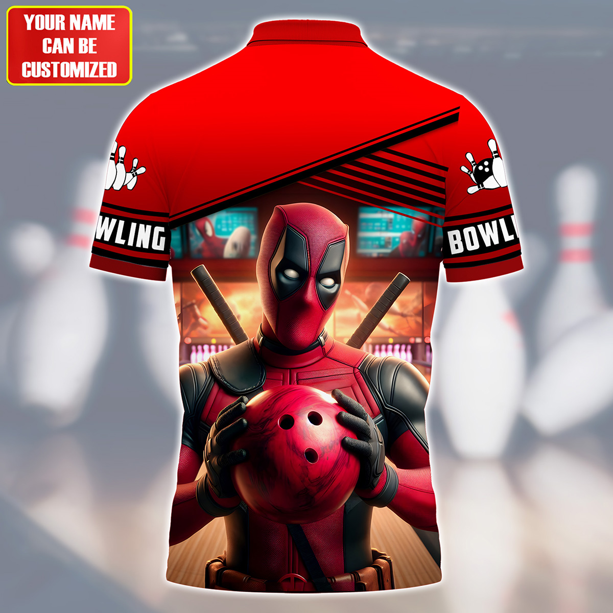 Personalized Name DP Bowling All Over Printed Unisex Shirt Q230503