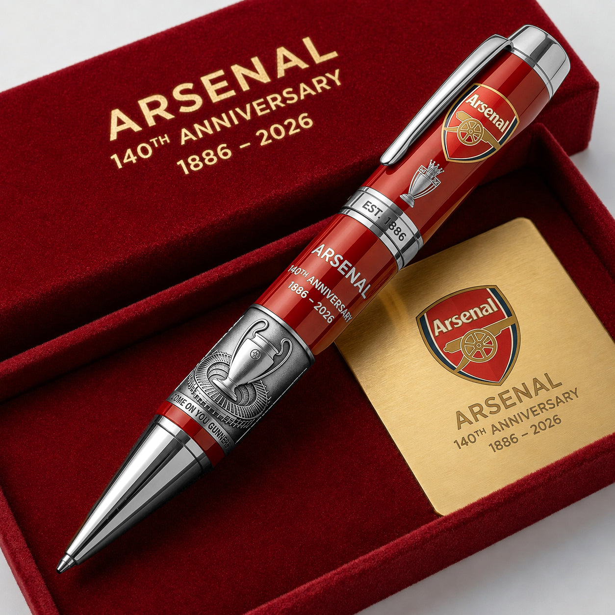 Arsenal Champions 140TH Anniversary Luxury Edition Ballpoint Pen (1886- 2026)