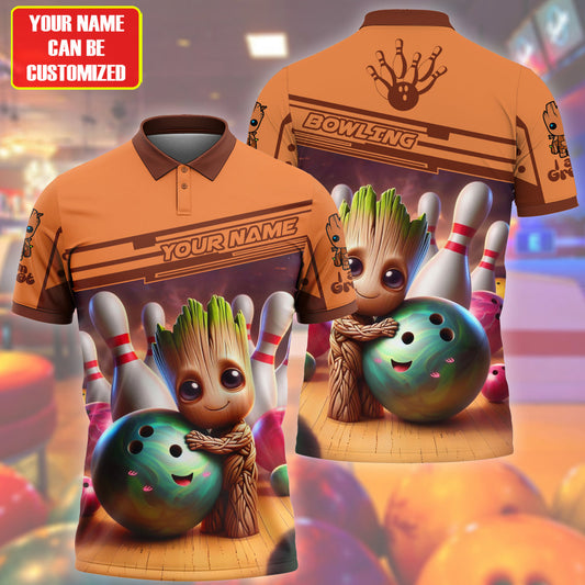 Personalized Name Cute Gr Bowling All Over Printed Unisex Shirt Q250406