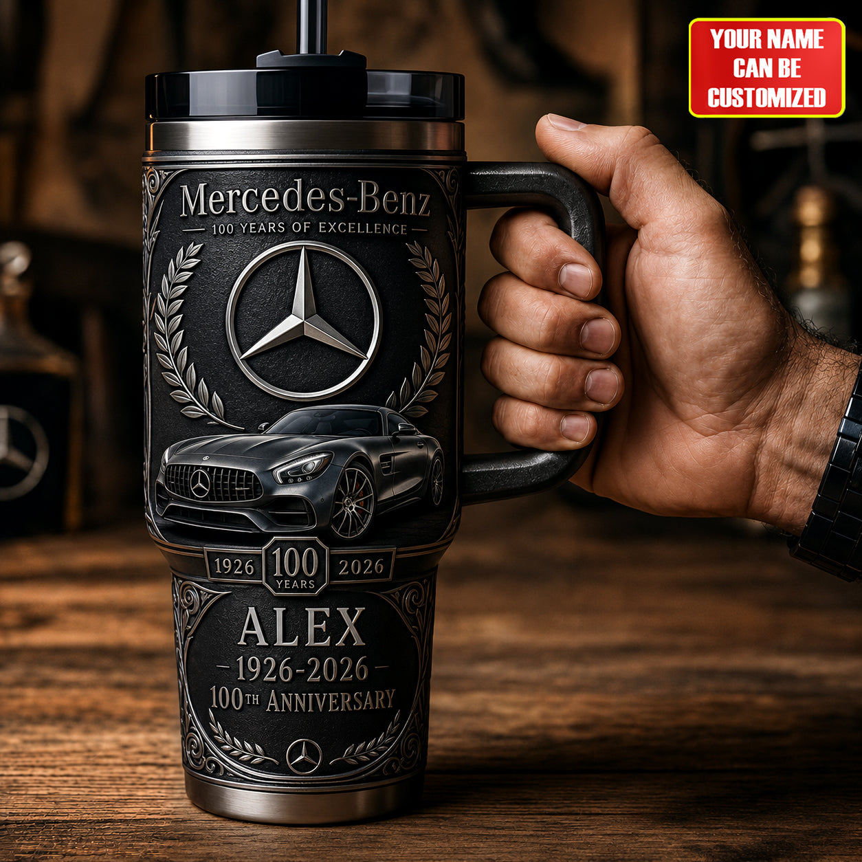 Merc 100TH Anniversary - Personalized Merc Insulated Tumbler