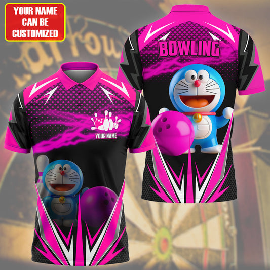 Personalized Name Drm Bowling Pink Version All Over Printed Unisex Shirt Q260403