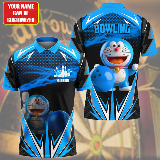 Personalized Name Drm Bowling Teal Version All Over Printed Unisex Shirt Q260403