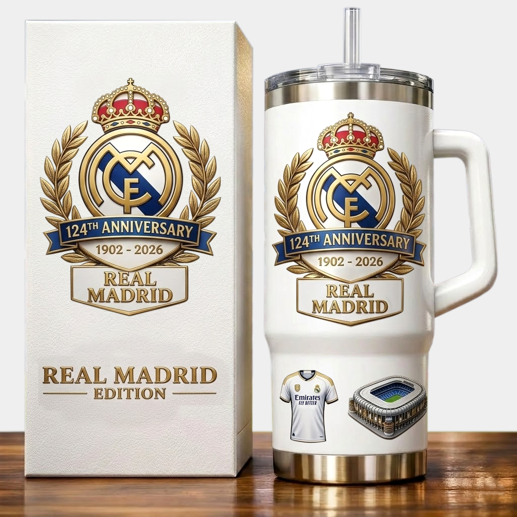 Real 124th Anniversary Edition Insulated Tumbler 30oz 40oz (1902-2026)