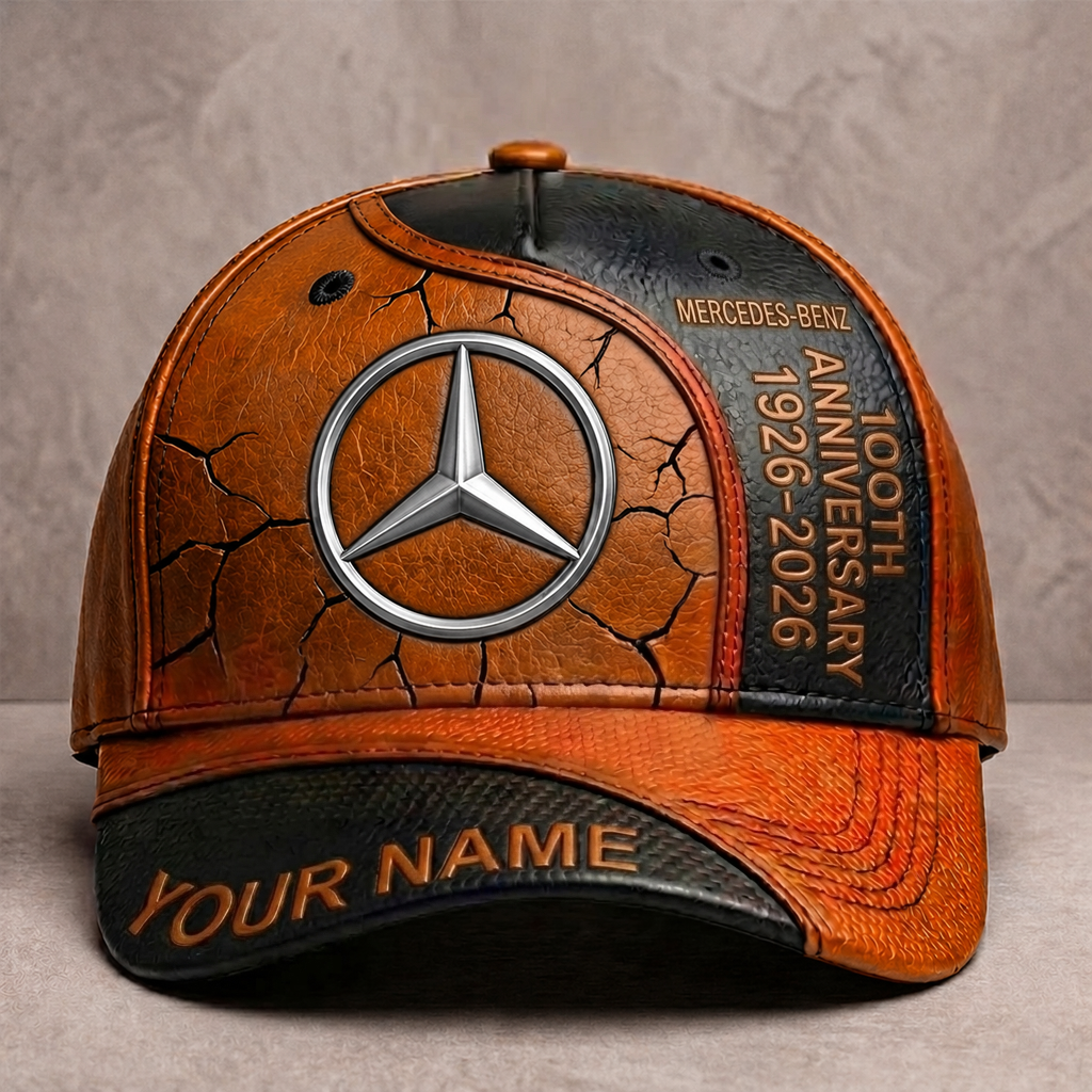 Personalized Merc Leather 100th Anniversary Classic Cap (1926-2026)