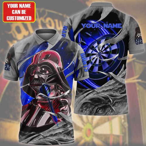 Personalized Name Blue Dart Vader All Over Printed Unisex Shirt Q280510
