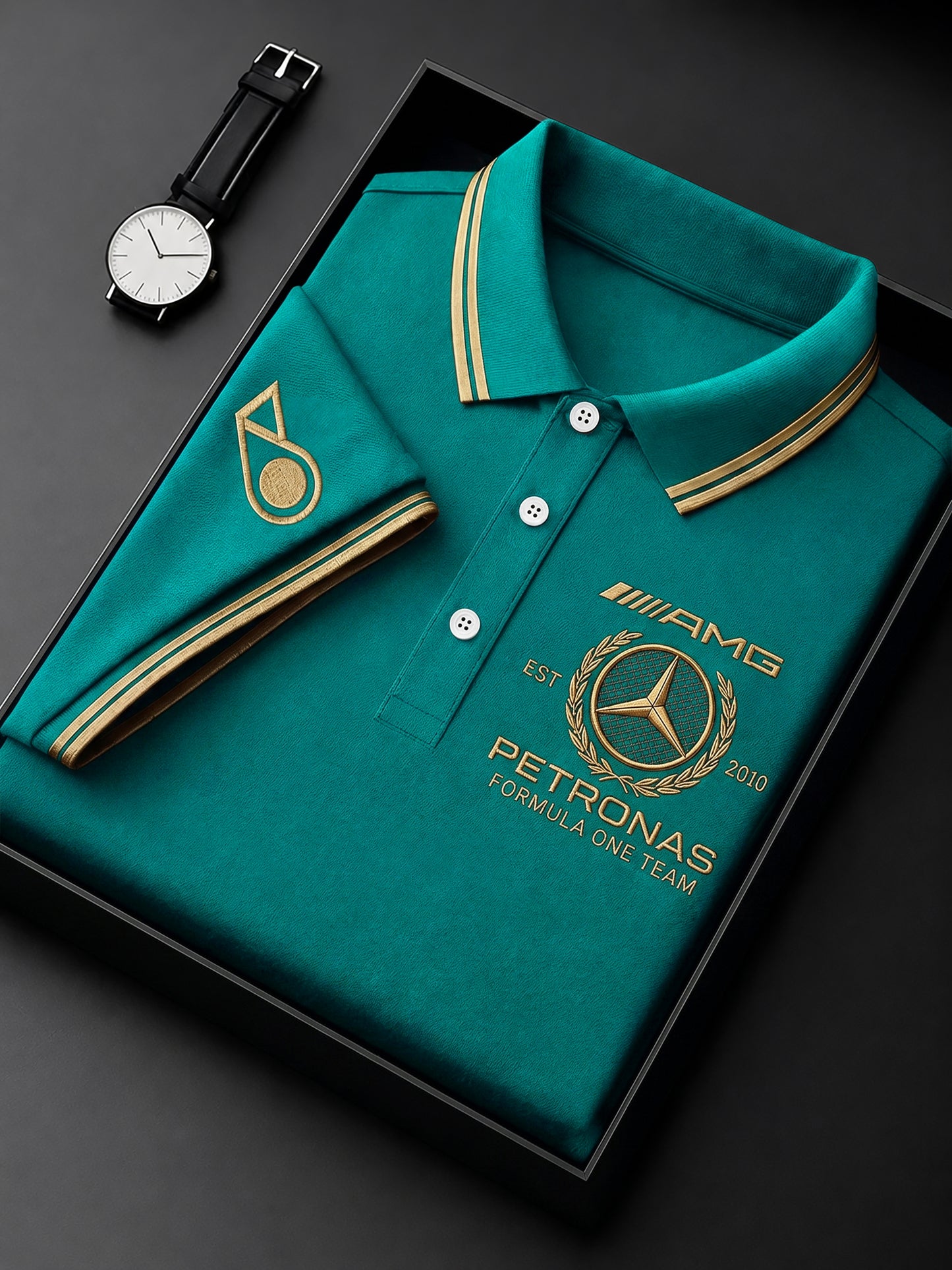 Personalized Merc AMG Petronas EST 2010 3D Full Printing Set , Shirt , Hoodie , Short , Polo , hawaii
