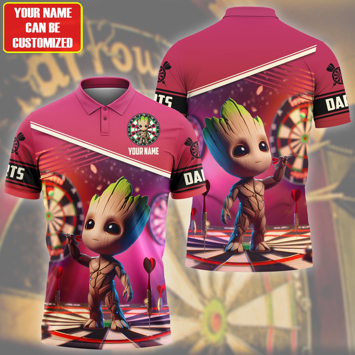 Personalized Name Gr Darts All Over Printed Unisex Shirt Q300512