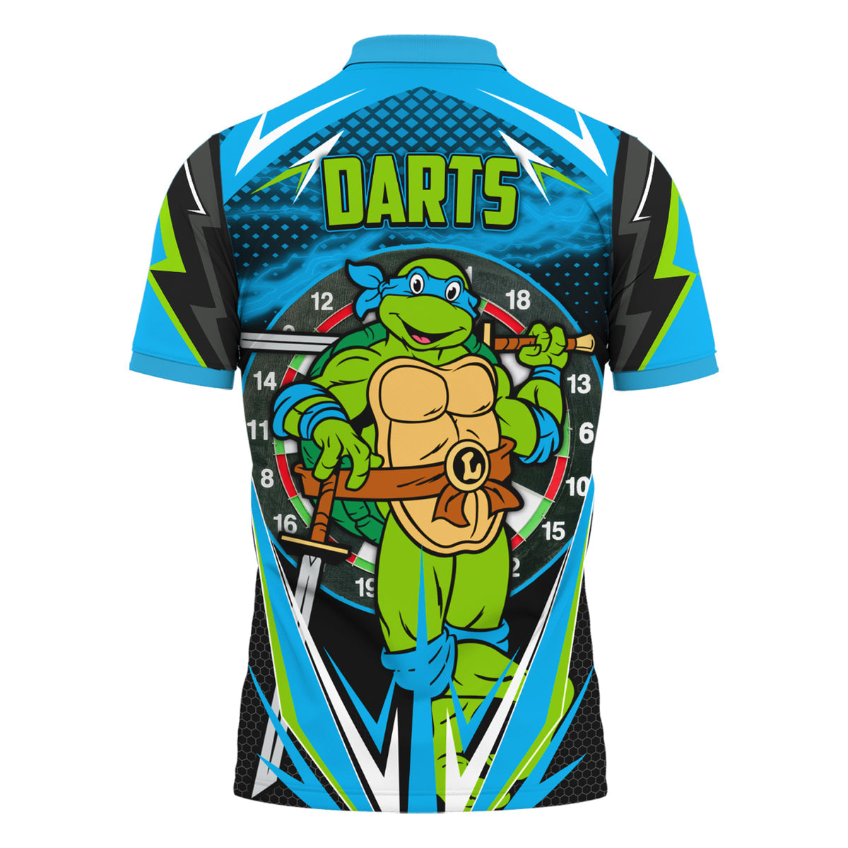 Personalized Name TMNT Darts Teal Version All Over Printed Unisex Shirt Q291204