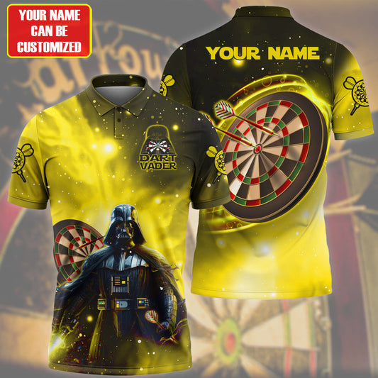 Personalized Name Dart Vader Yellow Version All Over Printed Unisex Shirt Q300301