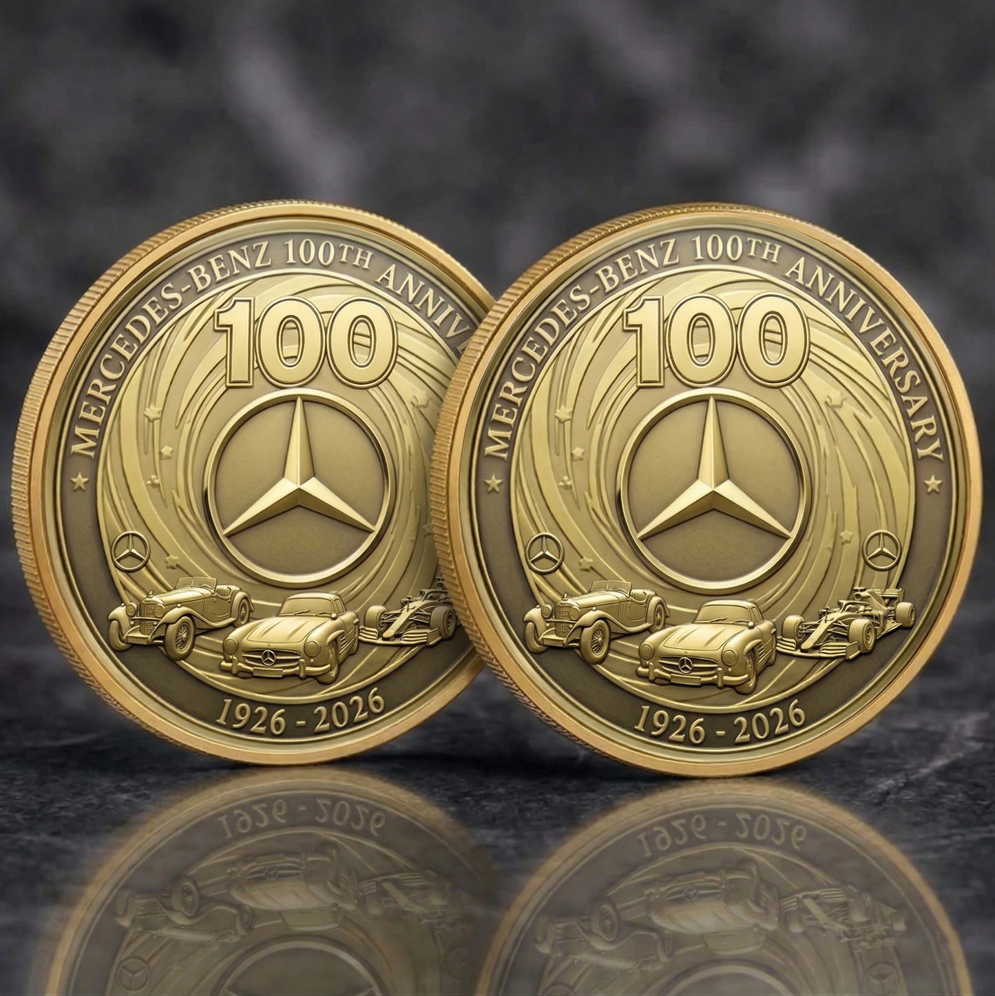 Merc 100 Years Anniversary Luxury Commemorative Coin (1926-2026)