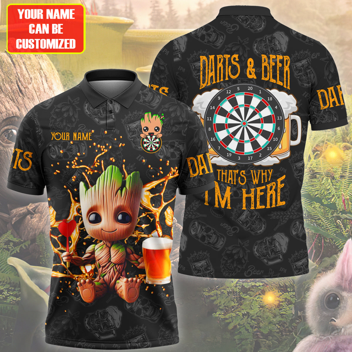 Personalized Name Gr Darts Beer All Over Printed Unisex Shirt Q310504