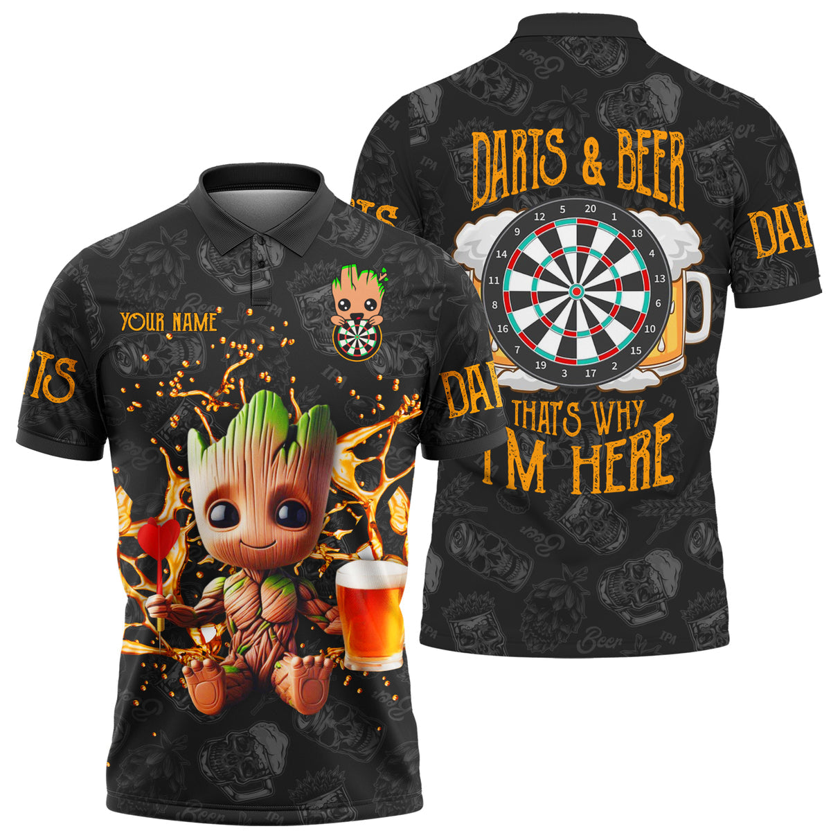 Personalized Name Gr Darts Beer All Over Printed Unisex Shirt Q310504