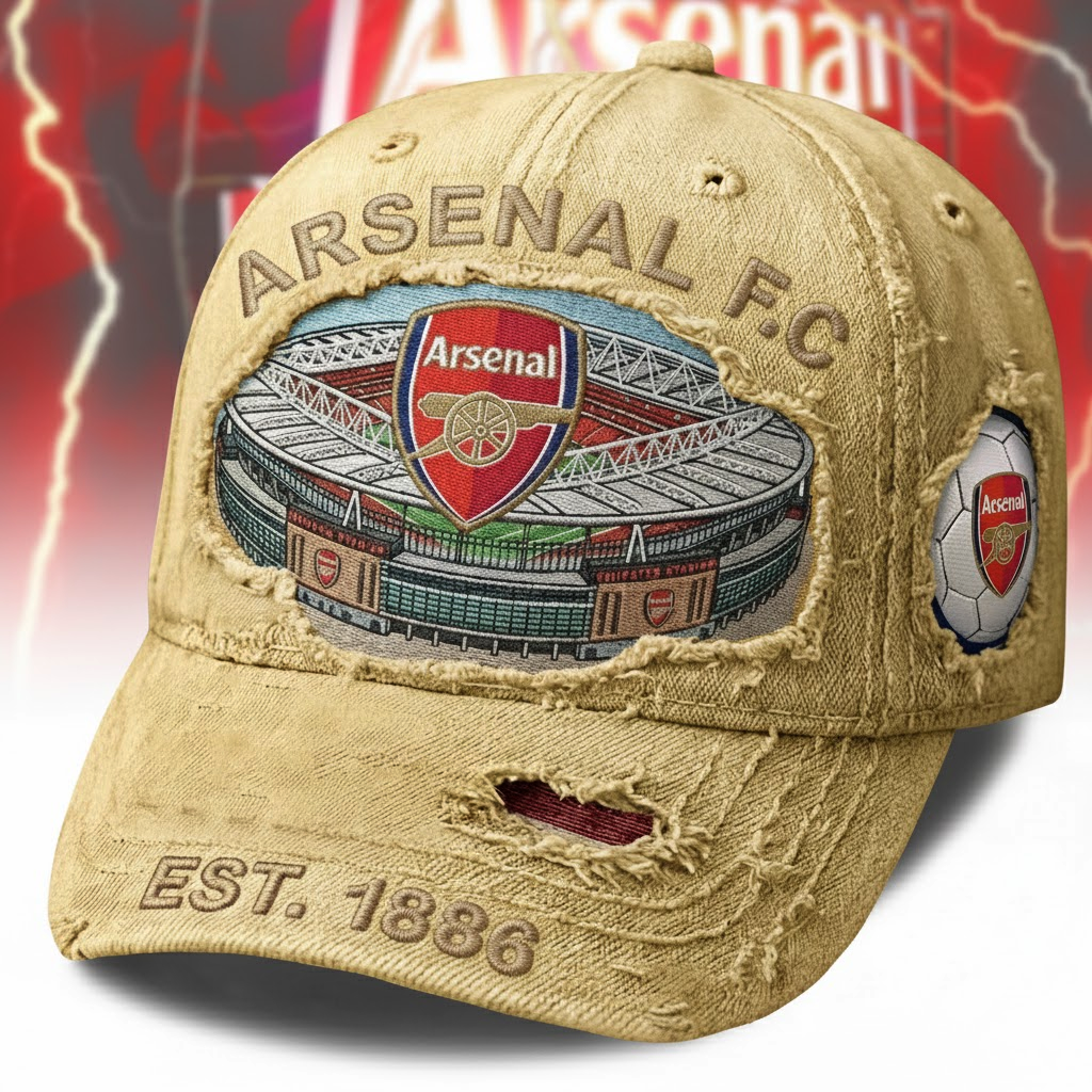 Personalized Arsenal FC Stadium Denim Classic Cap