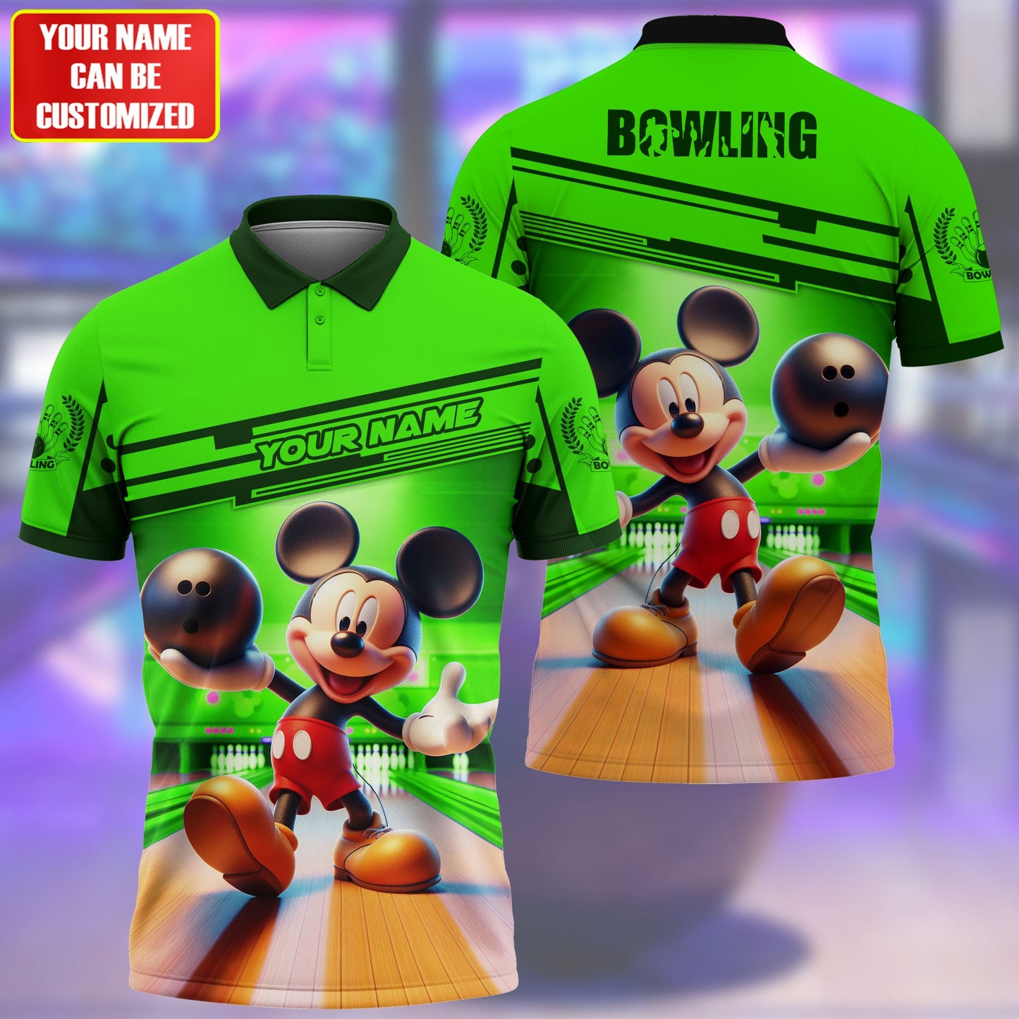 Personalized Name MK Bowling Green Version All Over Printed Unisex Shirt QB010403