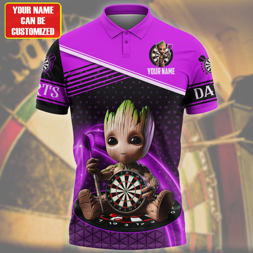Personalized Name Gr Darts Purple Version All Over Printed Unisex Shirt QB020502