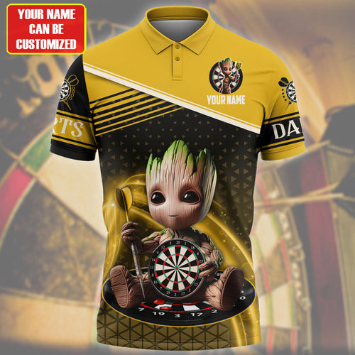 Personalized Name Gr Darts Yellow Version All Over Printed Unisex Shirt QB020502