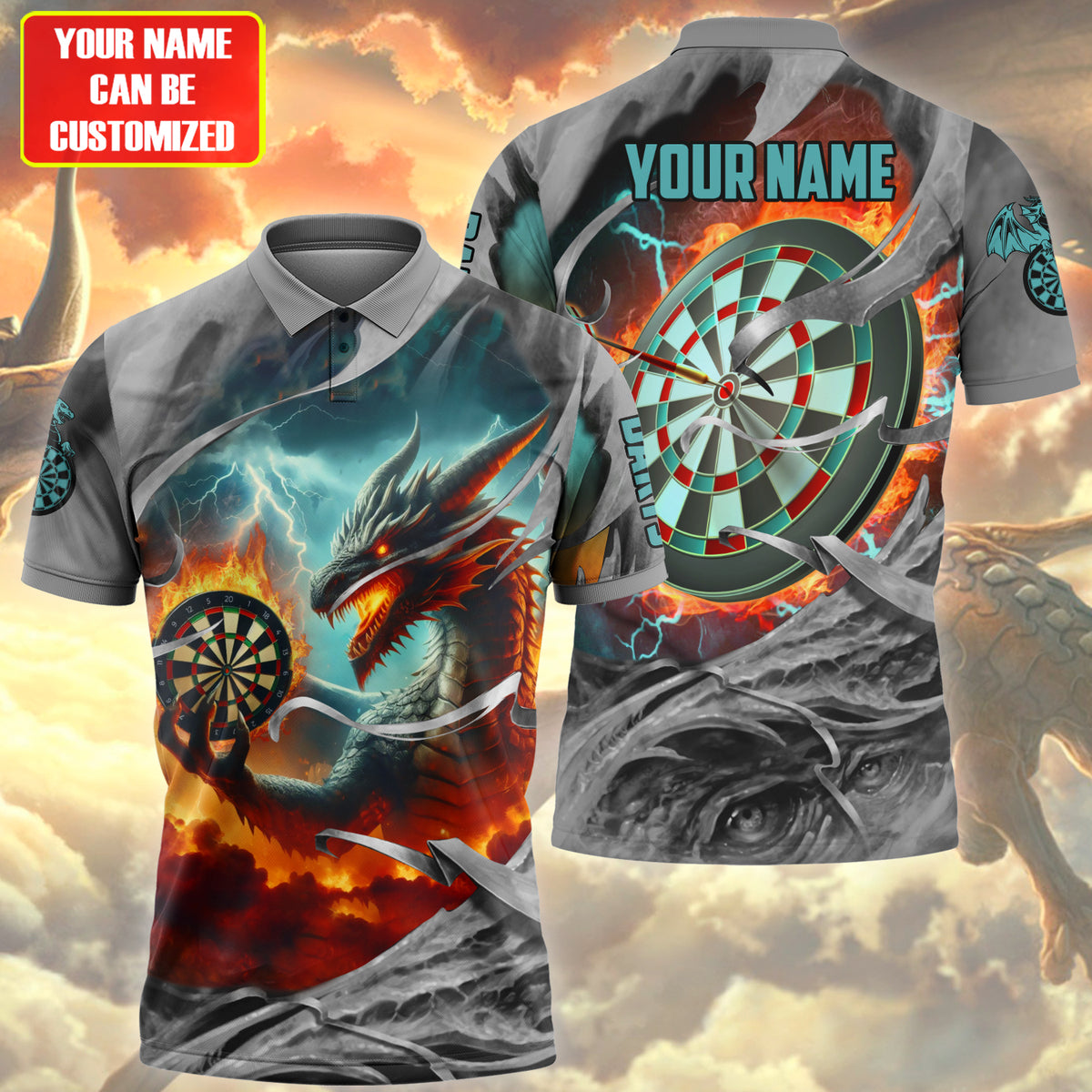 Personalized Name DRG Darts All Over Printed Unisex Shirt QB030404