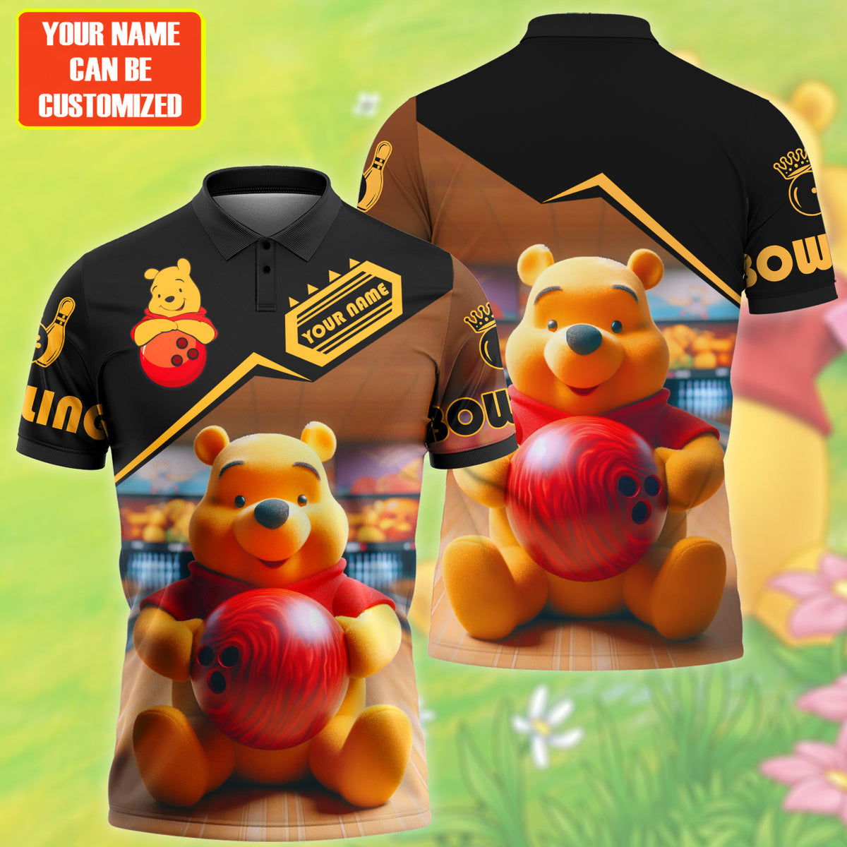 Personalized Name WTP Bowling All Over Printed Unisex Shirt QB030409