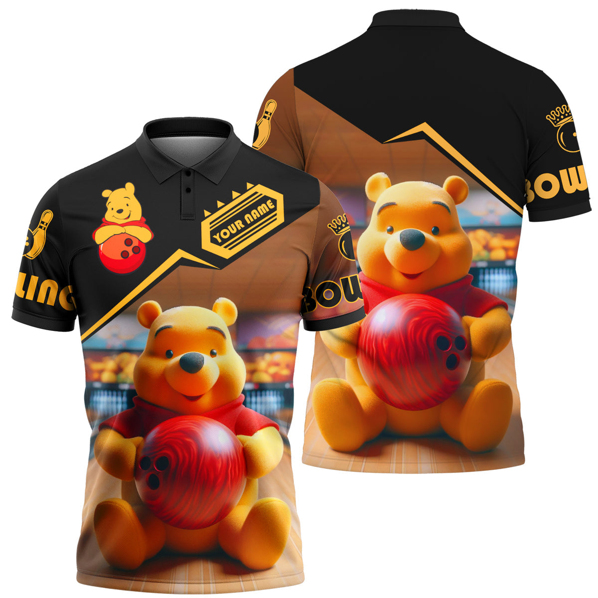 Personalized Name WTP Bowling All Over Printed Unisex Shirt QB030409