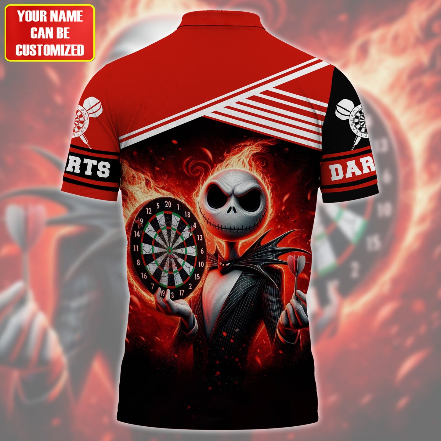 Personalized Name JS Darts All Over Printed Unisex Shirt QB040401
