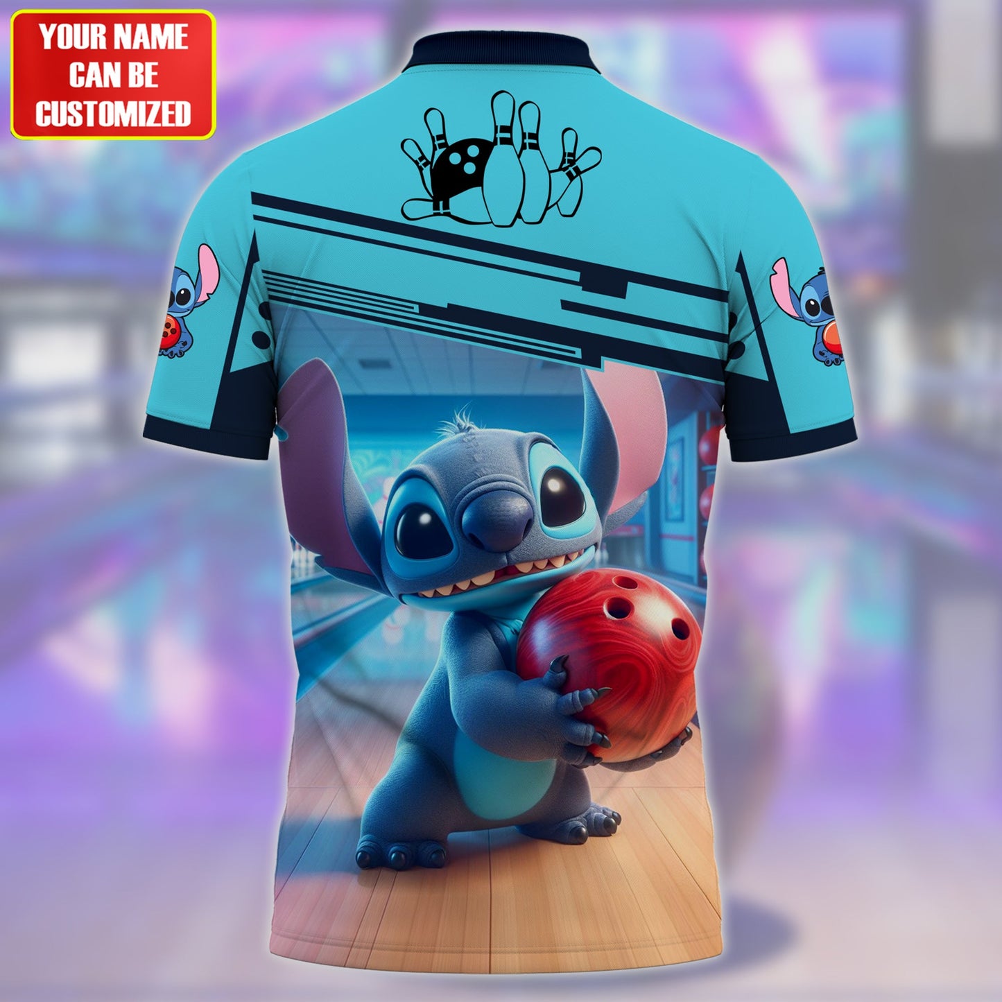 Personalized Name ST Bowling All Over Printed Unisex Shirt QB040402