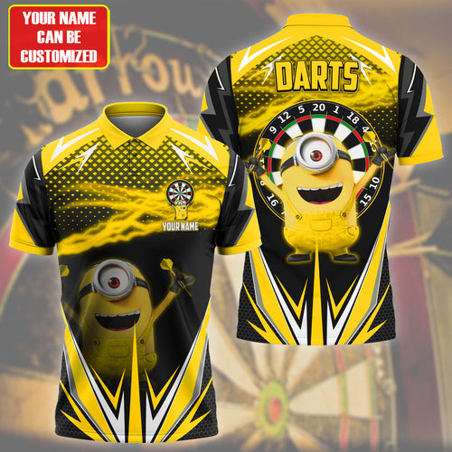 Personalized Name MN Darts Yellow Version All Over Printed Unisex Shirt QB040405