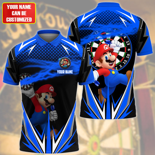 Personalized Name MRO Darts Blue Version All Over Printed Unisex Shirt QB050403