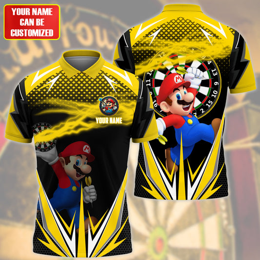 Personalized Name MRO Darts Yellow Version All Over Printed Unisex Shirt QB050403