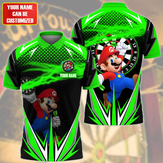 Personalized Name MRO Darts Green Version All Over Printed Unisex Shirt QB050403