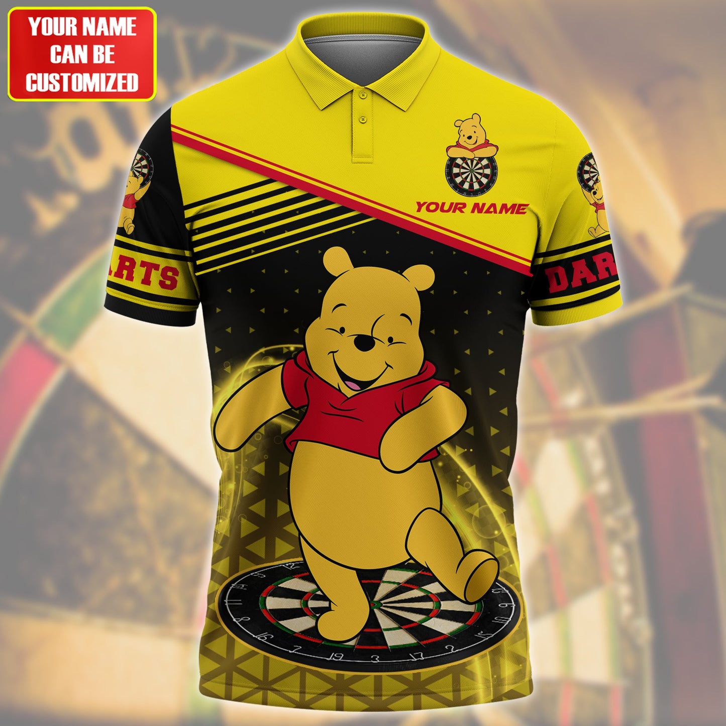 Personalized Name WTP Darts All Over Printed Unisex Shirt QB050404