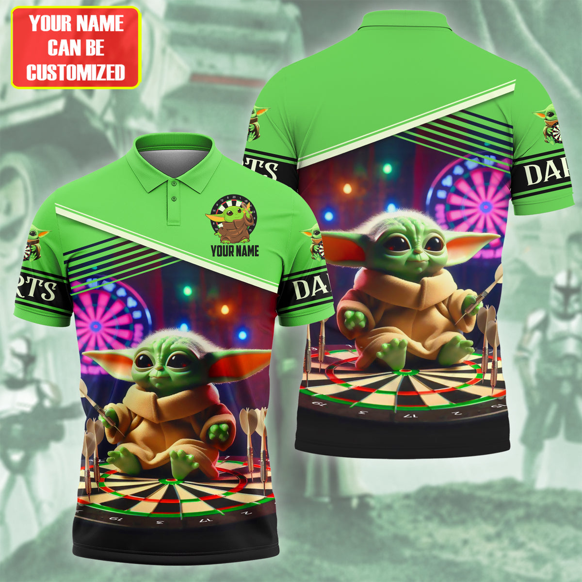 Personalized Name YD Darts All Over Printed Unisex Shirt QB060503