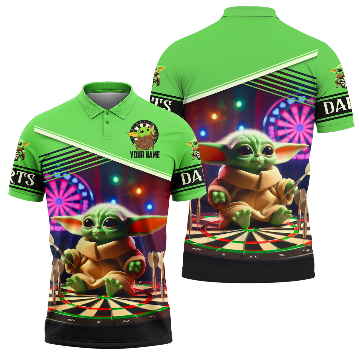 Personalized Name YD Darts All Over Printed Unisex Shirt QB060503