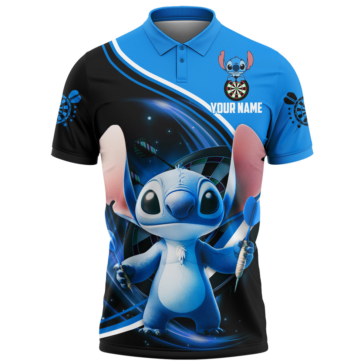 Personalized Name ST Darts Version All Over Printed Unisex Shirt QB070604