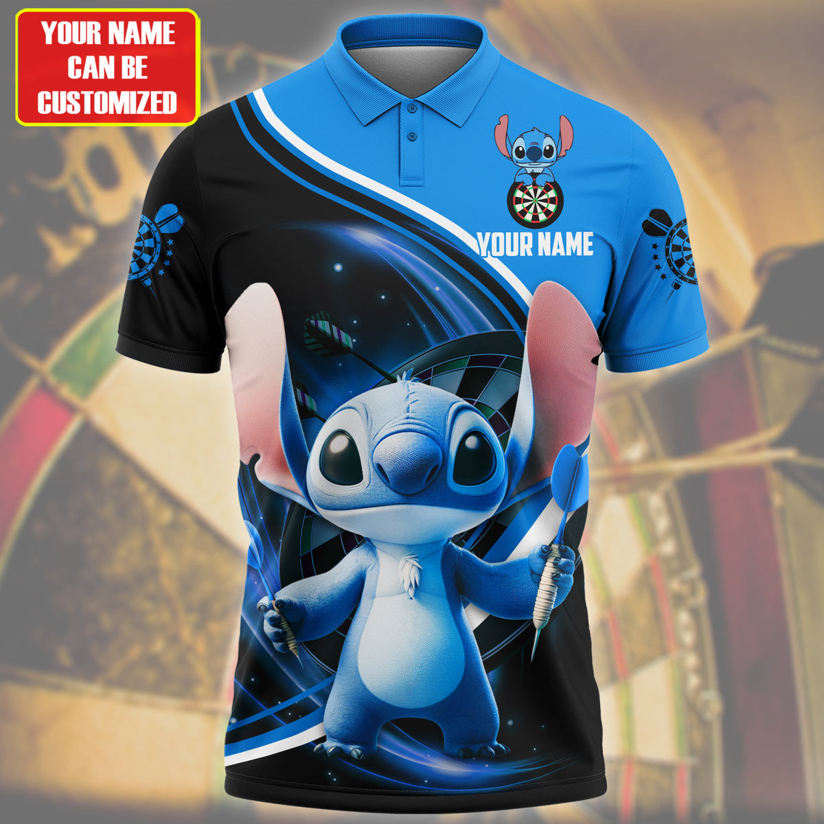 Personalized Name ST Darts Version All Over Printed Unisex Shirt QB070604