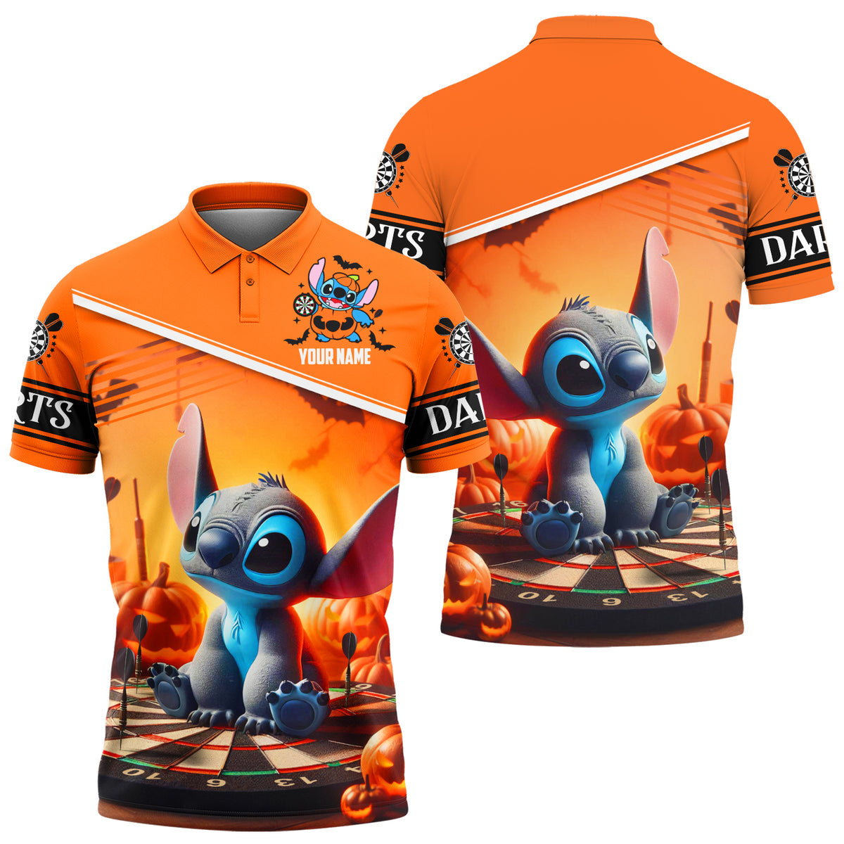 Personalized St Darts Halloween All Over Printed Unisex Shirt QB070801