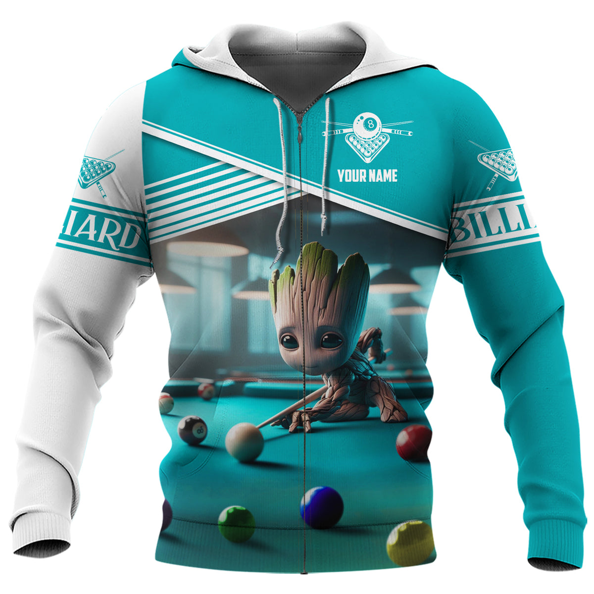 Personalized Name Gr Billiards All Over Printed Unisex Shirt QB080402