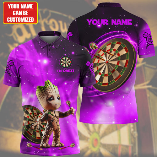 Personalized Name Gr Darts Purple Version All Over Printed Unisex Shirt QB080404
