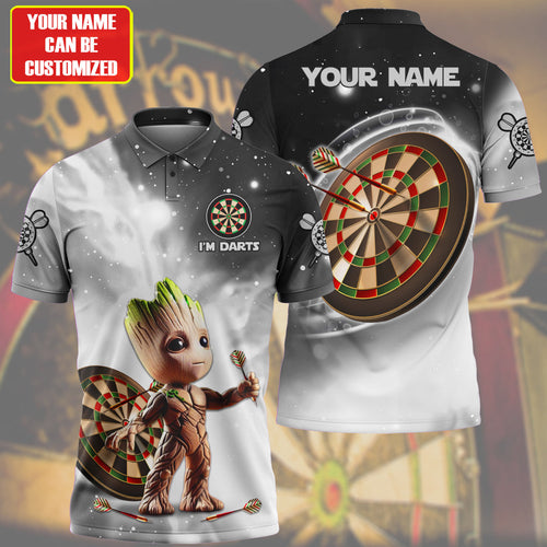 Personalized Name Gr Darts Silver Version All Over Printed Unisex Shirt QB080404