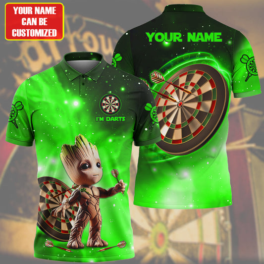 Personalized Name Gr Darts Green Version All Over Printed Unisex Shirt QB080404