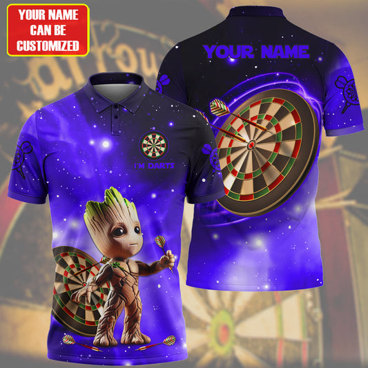 Personalized Name Gr Darts Blue Version All Over Printed Unisex Shirt QB080404