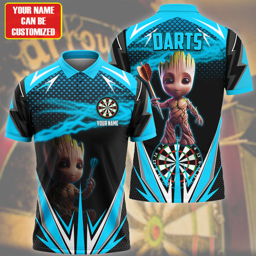 Personalized Name Gr Darts Teal Version All Over Printed Unisex Shirt QB080405