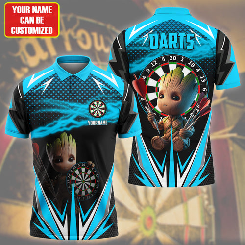 Personalized Name Gr Darts Teal Version All Over Printed Unisex Shirt QB080420