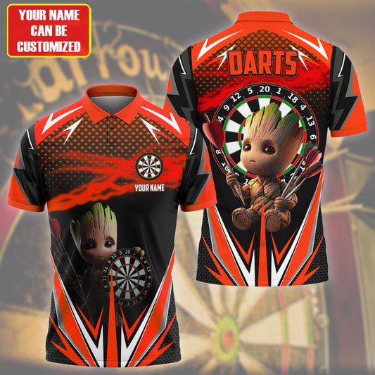 Personalized Name Gr Darts Red Version All Over Printed Unisex Shirt QB080420
