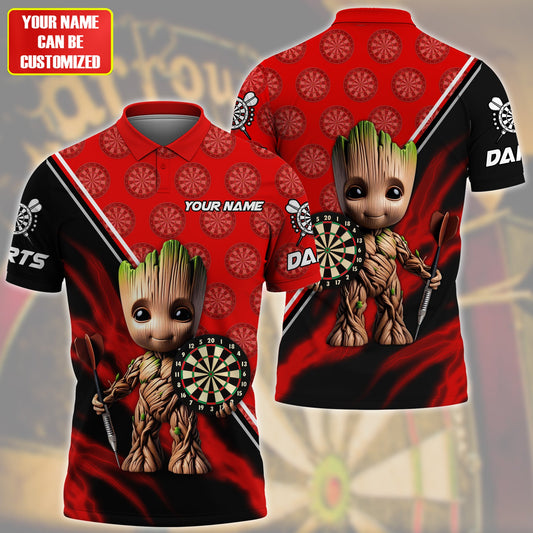 Personalized Name Gr Darts Red Version All Over Printed Unisex Shirt QB080503