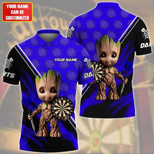 Personalized Name Gr Darts Blue Version All Over Printed Unisex Shirt QB080503