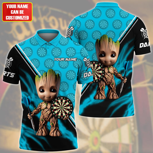 Personalized Name Gr Darts Teal Version All Over Printed Unisex Shirt QB080503