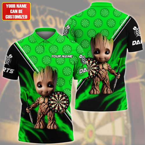 Personalized Name Gr Darts Green Version All Over Printed Unisex Shirt QB080503