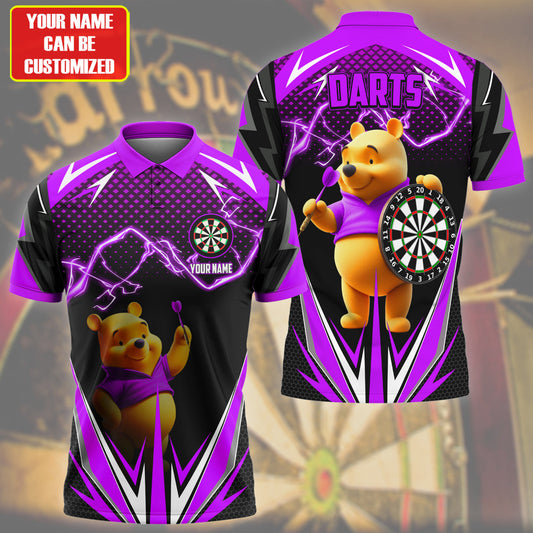Personalized Name WTP Darts Purple Version All Over Printed Unisex Shirt QB080603
