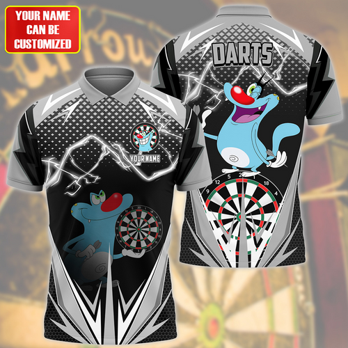 Personalized Name OG Darts Silver Version All Over Printed Unisex Shirt QB080703