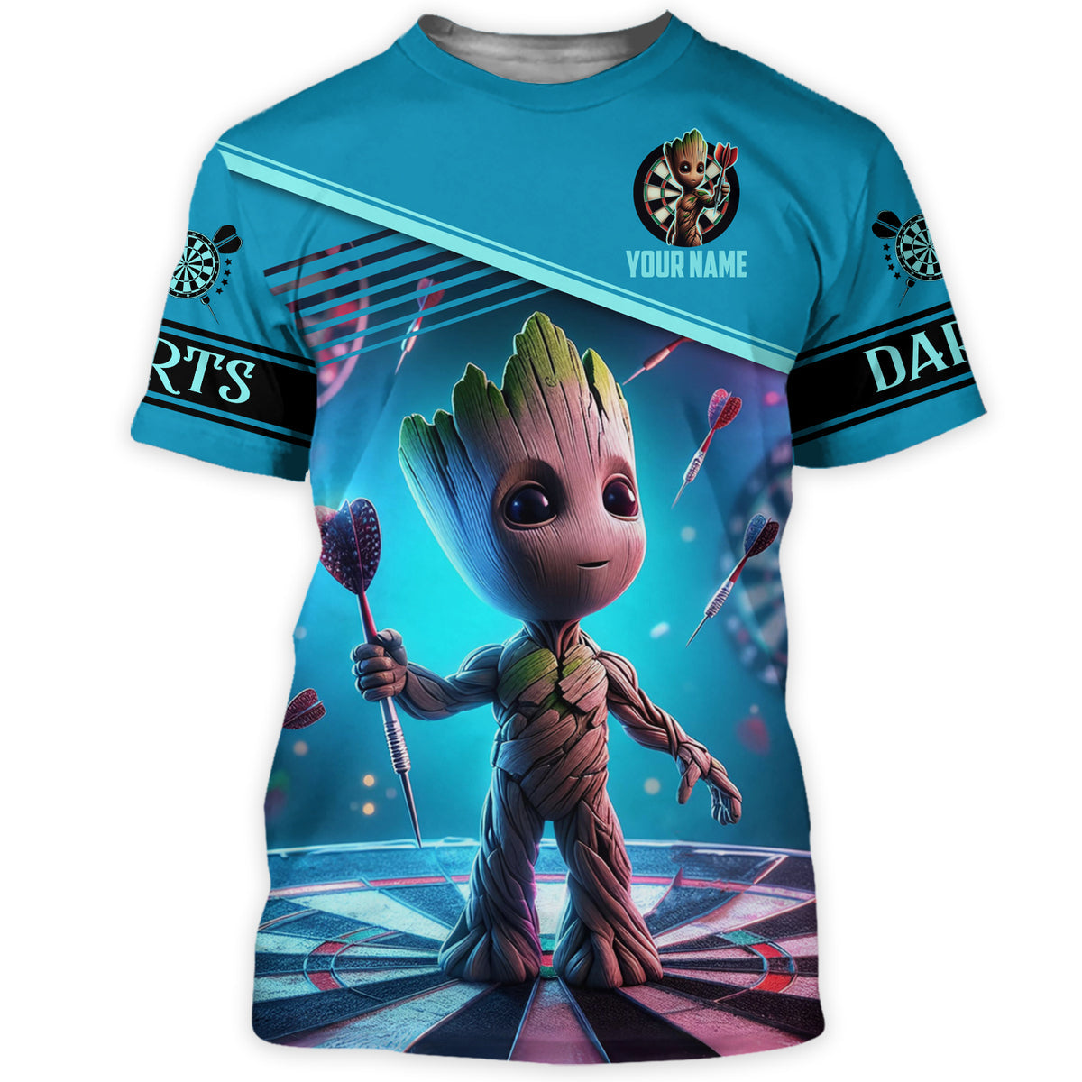 Personalized Name Gr Darts All Over Printed Unisex Shirt QB110410